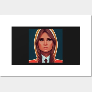 Melania Trump | Comics Style Posters and Art